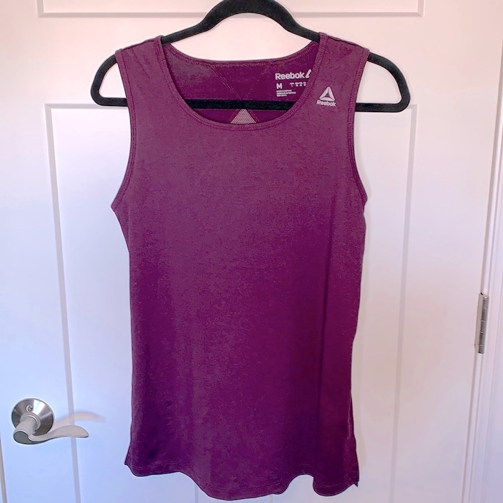 NWOT Mesh Back Reebok Tank